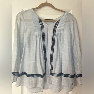 Summery Blue Blouse